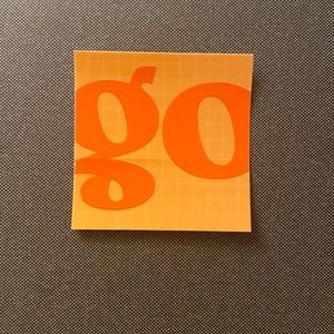 Patagonia “go” sticker